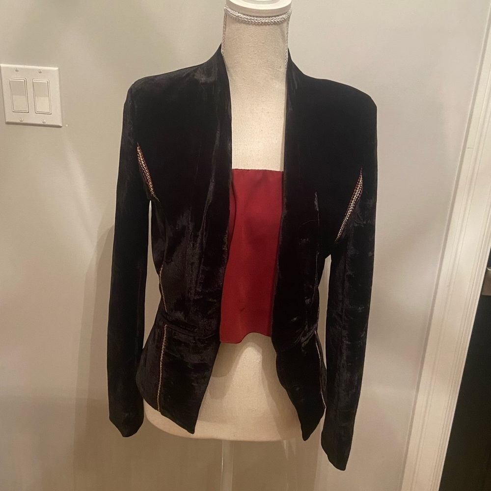 WYLDR velvet look blazer - Picture 5 of 11